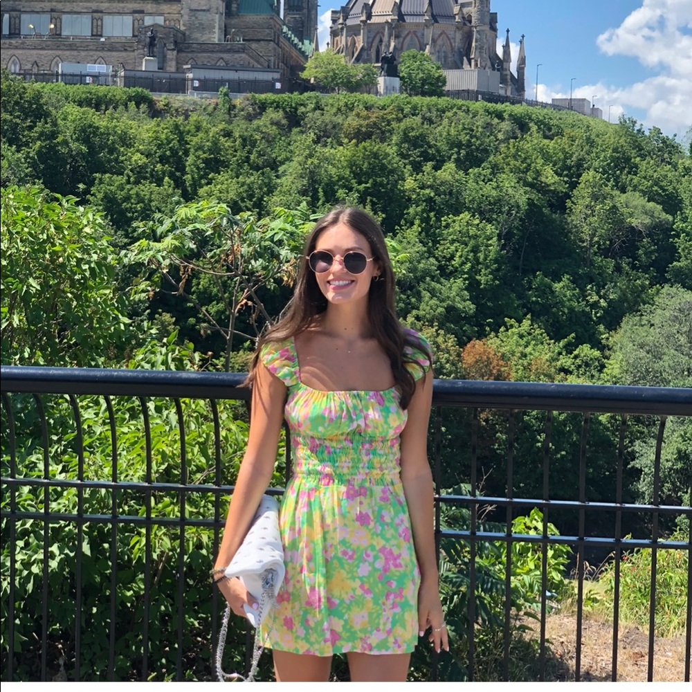 With Jean Mini Dress